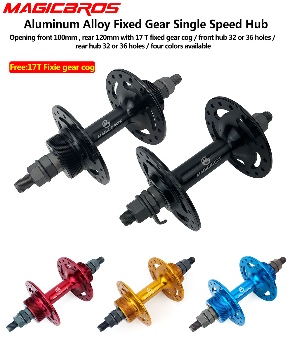 Cycling Gear Hub - MAGICBROS Fixed Gear Bike Hub Aluminum