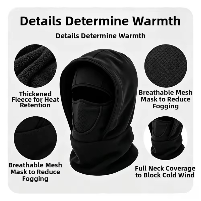 Winter Balaclava Face Mask, Wi - Cycling Gear To Keep You Warm ulasan dan harga