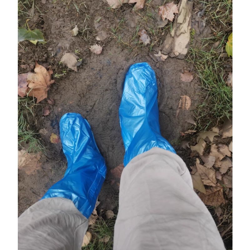 PVC Rain Boot Covers High Top  - Cycling Gear In Rain ulasan dan harga