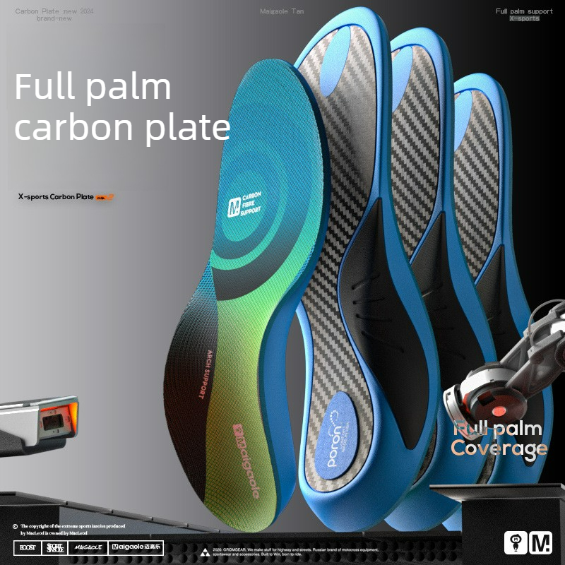 Full-foot Carbon Fiber Sport I - Cycling Shoe Insoles ulasan dan harga