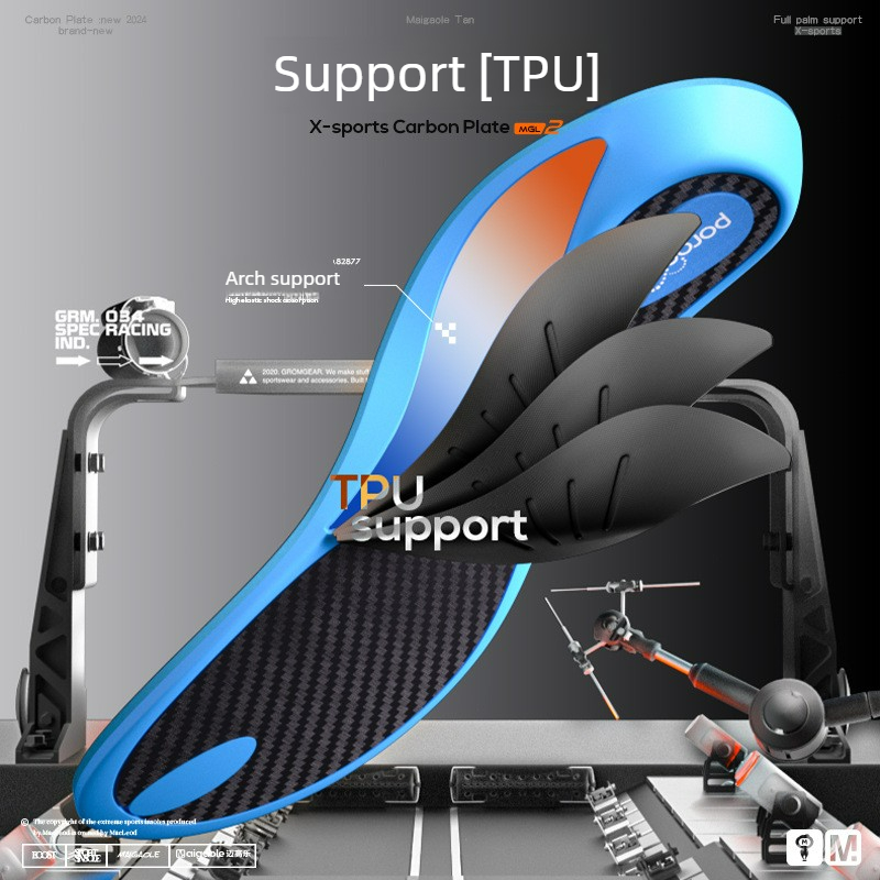 Full-foot Carbon Fiber Sport I - Cycling Shoe Insoles ulasan dan harga