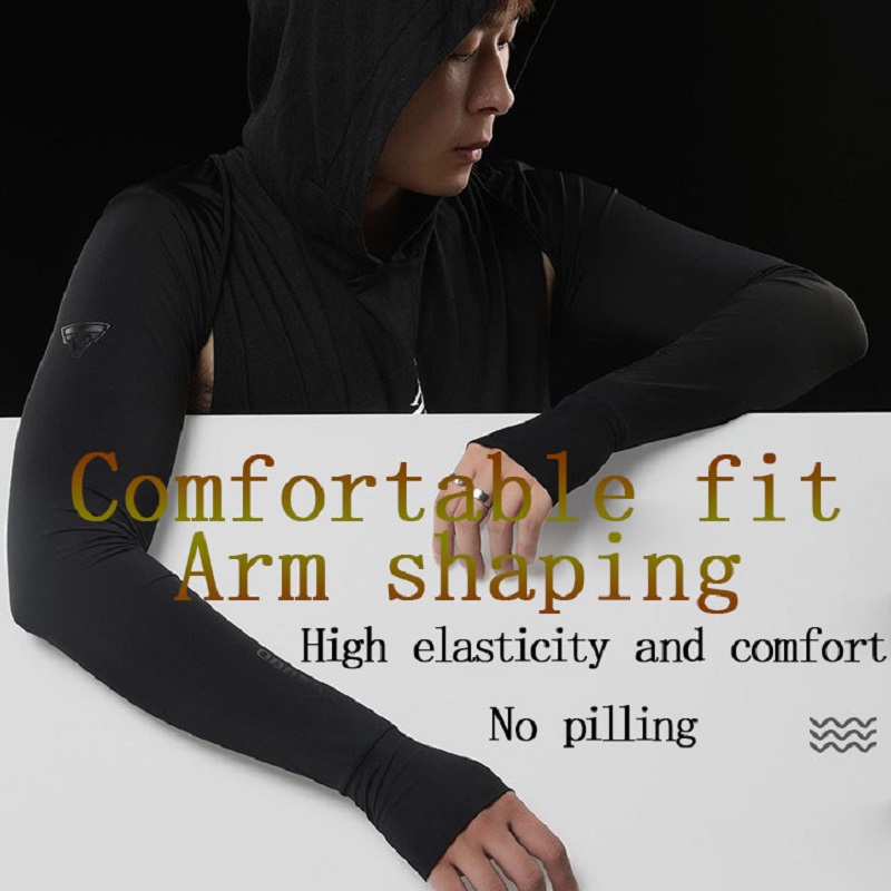 TOSUOD Men’s Ice Silk Sun Prot - Cycling Arm Warmers ulasan dan harga