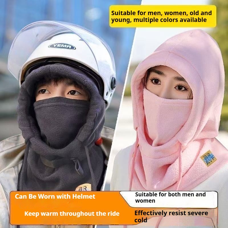 Winter Warm Hat and Neck Warme - Cycling Gear To Keep You Warm ulasan dan harga
