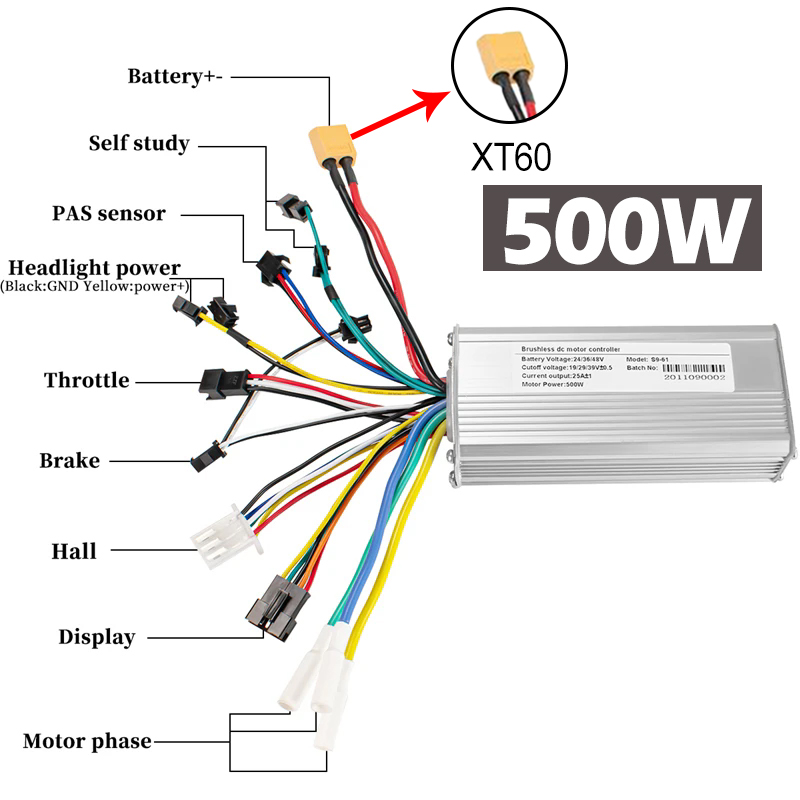 500W E Bike Kit Conversion wit - Cycling Gear Display ulasan dan harga