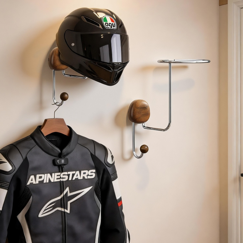 Wall Mount Helmet Storage Rack - Cycling Gear Display ulasan dan harga