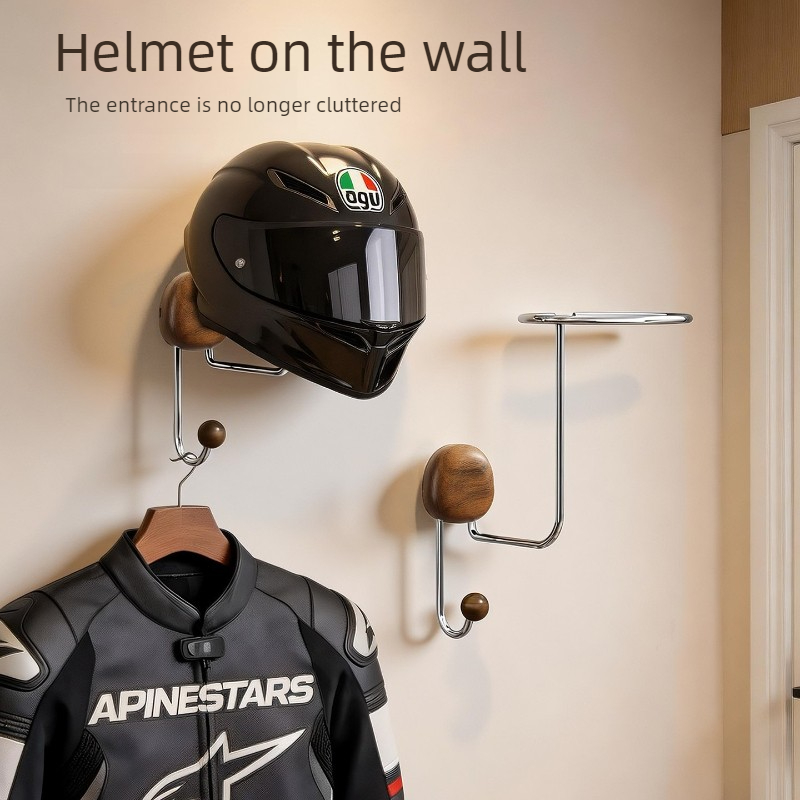 Wall Mount Helmet Storage Rack - Cycling Gear Display ulasan dan harga