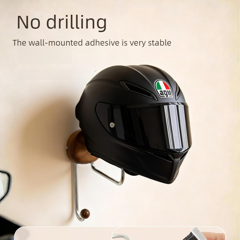 Wall Mount Helmet Storage Rack - Cycling Gear Display ulasan dan harga