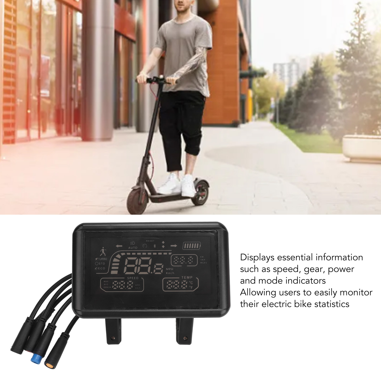 Electric Bike Panel Speed Gear - Cycling Gear Display ulasan dan harga